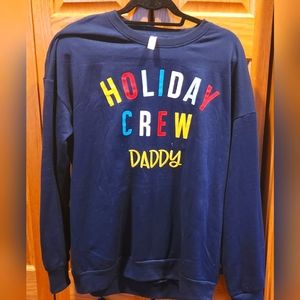 3 for $30* Daddy Holiday Crew Sweater Sz L